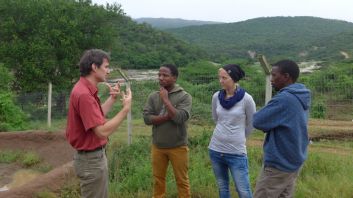 Jugendliche im Durban-Projekt in Afrika